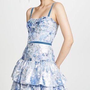 Marchesa Notte Women's Metallic Dress  NWT Size 4